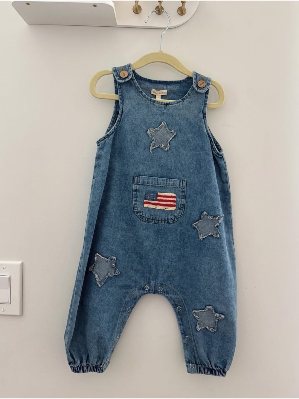 Wild Wawa 4th of July romper